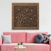Toile William Morris Campion Cuir Damassé (Insitu(Salon))