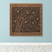 Toile William Morris Campion Cuir Damassé (Insitu (Plancher de Bois))