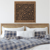 Toile William Morris Campion Cuir Damassé (Insitu(Chambre))