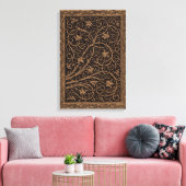 Toile William Morris Campion Cuir Damassé (Insitu(Salon))
