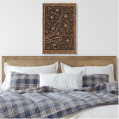 Toile William Morris Campion Cuir Damassé (Insitu(Chambre))