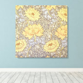 Toile William Morris Chrysanthemum Fleurs maman (Insitu (Plancher de Bois))