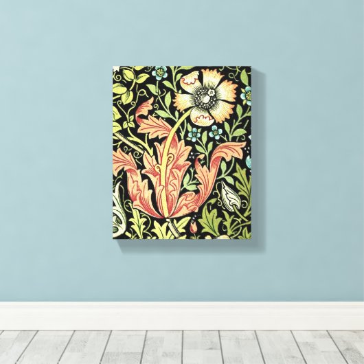 Toile William Morris Compton Fond d'écran classique (Insitu (Plancher de Bois))