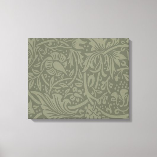 Toile William Morris Daffodil Papier peint floral (Recto)