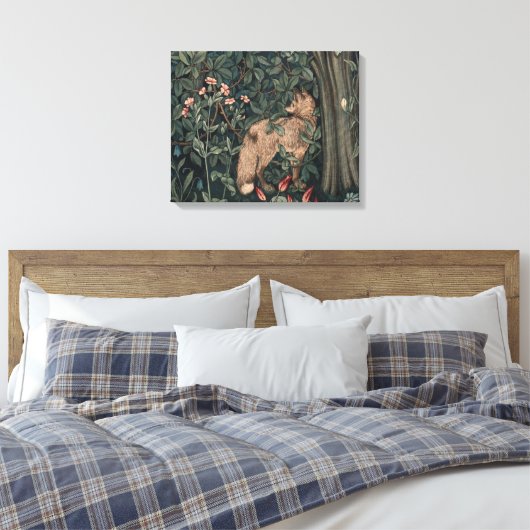 Toile William Morris Faune sauvage Fox (Insitu(Chambre))
