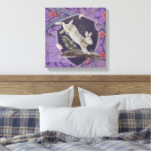 Toile William Morris Forest Rabbit Floral Art (Insitu(Chambre))