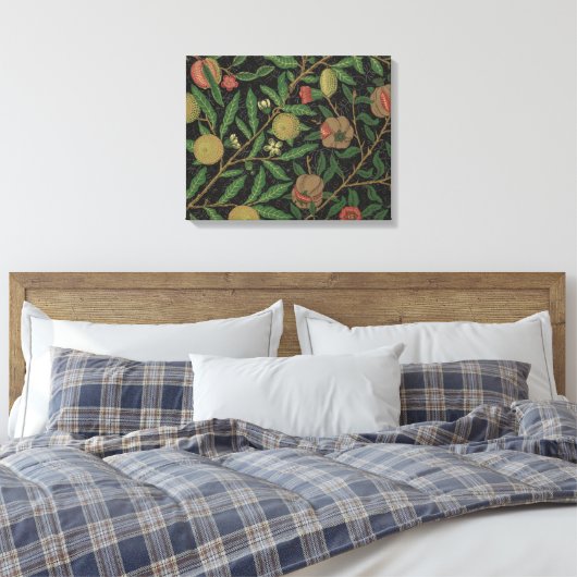 Toile William Morris grenade classique fruits (Insitu(Chambre))