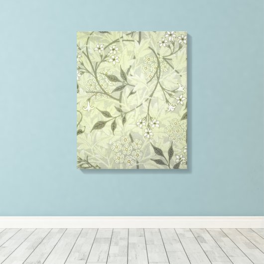 Toile William Morris Jasmine Botanique (Insitu (Plancher de Bois))