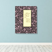 Toile William Morris Motif de la feuille de vigne (Insitu (Plancher de Bois))