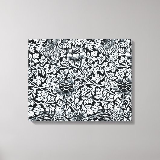 Toile William Morris Particularités Florales Anénome d'o (Recto)