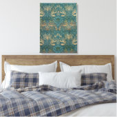 Toile William Morris Peacock and Dragon Textile Design (Insitu(Chambre))