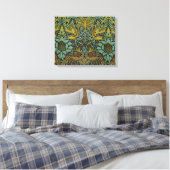 Toile William Morris Peacock Dragon Fond d'écran (Insitu(Chambre))