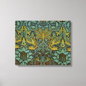 Toile William Morris Peacock Dragon Fond d'écran (Recto)