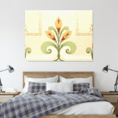 Toile William Morris Row of Lilies (Insitu(Chambre))