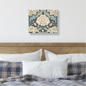 Toile William Morris Severn Floral Garden Flower Classic (Insitu(Chambre))