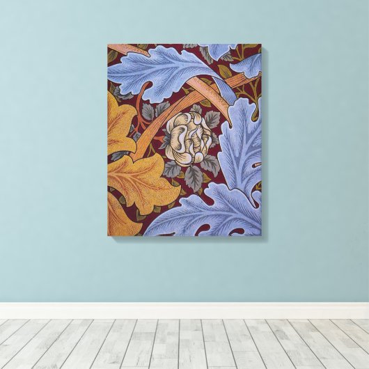 Toile William Morris St James Acanthus Fond d'écran (Insitu (Plancher de Bois))