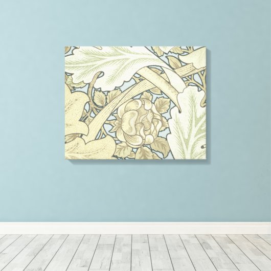 Toile William Morris St James Acanthus Fond d'écran (Insitu (Plancher de Bois))