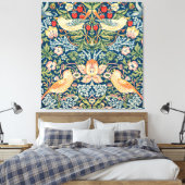 Toile William Morris Strawberry Thief Motif floral (Insitu(Chambre))