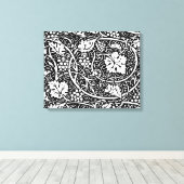 Toile William Morris Vin de raisin noir blanc (Insitu (Plancher de Bois))