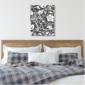 Toile William Morris Vin de raisin noir blanc (Insitu(Chambre))