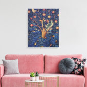 Toile William Morris Woodpecker Tapestry Arts & Artisana (Insitu(Salon))