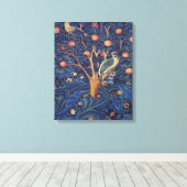 Toile William Morris Woodpecker Tapestry Arts & Artisana (Insitu (Plancher de Bois))