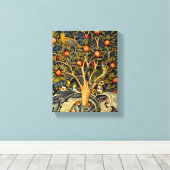 Toile William Morris Woodpecker Tapestry Arts & Artisana (Insitu (Plancher de Bois))