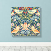 Toile William Morris's Strawberry Thief (Insitu (Plancher de Bois))