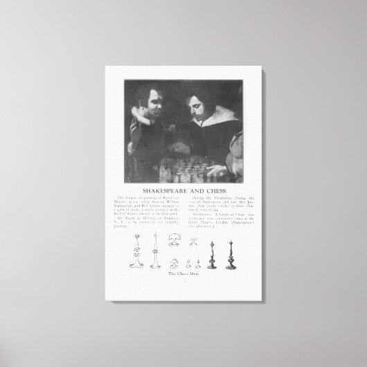 Toile William Shakespeare et Ben Jonson (Recto)