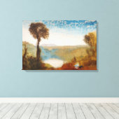 Toile William Turner - Lac de Nemi (Insitu (Plancher de Bois))
