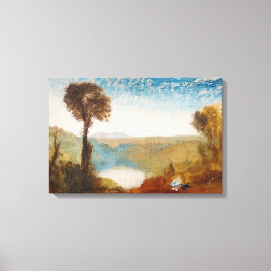 Toile William Turner - Lac de Nemi (Recto)