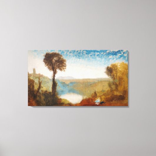 Toile William Turner - Lac Nemi (Recto)