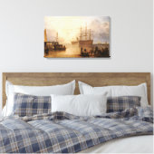 Toile William Turner - Le Couchage Du Soleil À Travers L (Insitu(Chambre))
