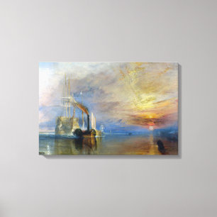 Toile William Turner - Le Temeraire en remorque
