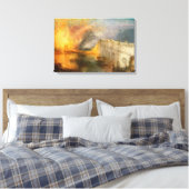 Toile William Turner - L'incendie du Parlement (Insitu(Chambre))