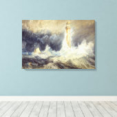 Toile William Turner - Phare de Bell Rock (Insitu (Plancher de Bois))
