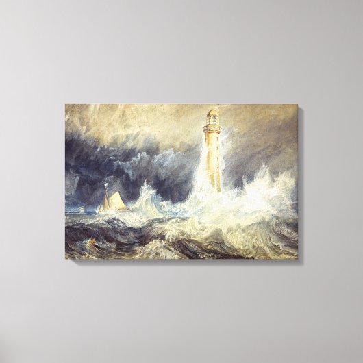 Toile William Turner - Phare de Bell Rock (Recto)