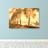 Toile William Turner - Terrasse de Mortlake (Insitu (Plancher de Bois))