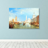 Toile William Turner - Venise, le Dogana et San Giorgio (Insitu (Plancher de Bois))