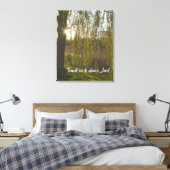 Toile Willow qui pleut; Apprenez-moi à danser, Citation  (Insitu(Chambre))