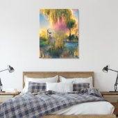 Toile Willow tree of the future au coucher du soleil (Insitu(Chambre))