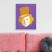 Toile Willy Wonka Stenciled Face Graphic (Insitu(Salon))