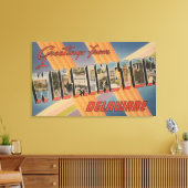 Toile Wilmington, Delaware - Scènes de grandes lettres 2 (Insitu(Salon))