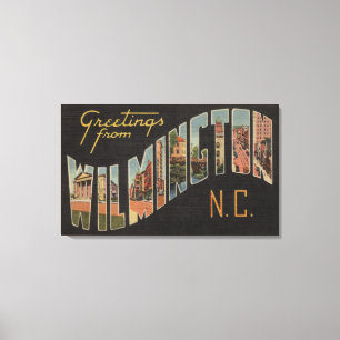 Toile Wilmington, la Caroline du Nord - grandes scènes