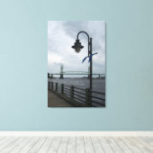 Toile Wilmington, NC Downtown Riverwalk (Insitu (Plancher de Bois))