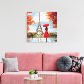 Toile Wind Romance Paris Chic Walk (Insitu(Salon))