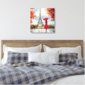 Toile Wind Romance Paris Chic Walk (Insitu(Chambre))