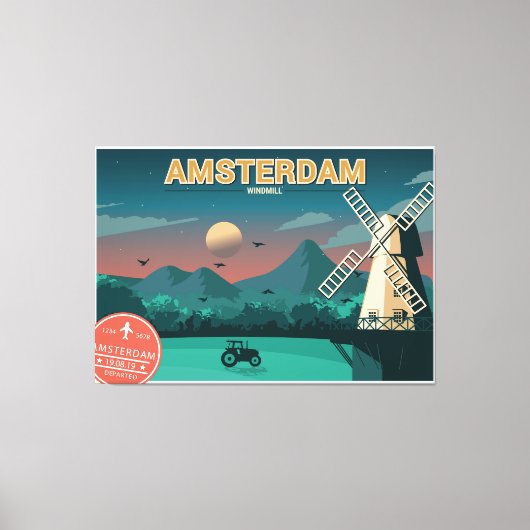 Toile Windmill Amsterdam (Recto)