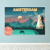 Toile Windmill Amsterdam (Insitu (Plancher de Bois))