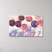 Toile Wine drinks Red Tropical pink wine drink set (Recto)
